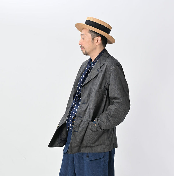 Indigo Cook Serge Nîmes Jacket Male Model