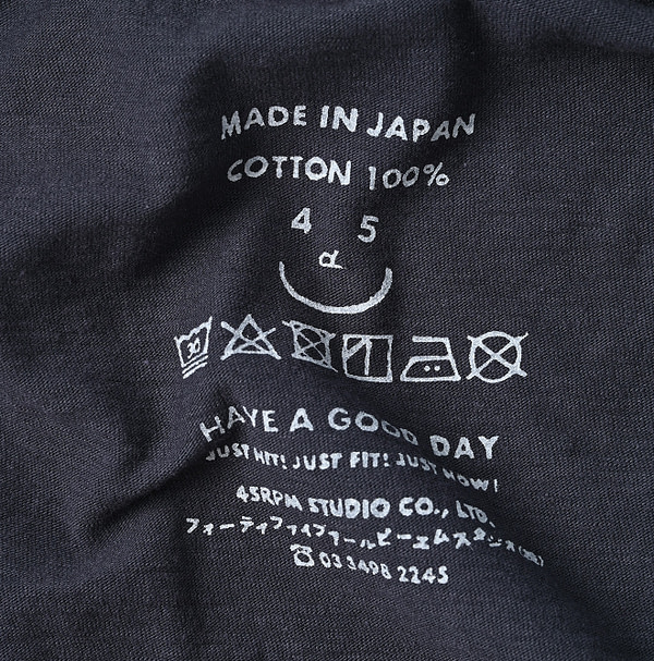 Tenjiku 908 Ocean T-shirt Detail