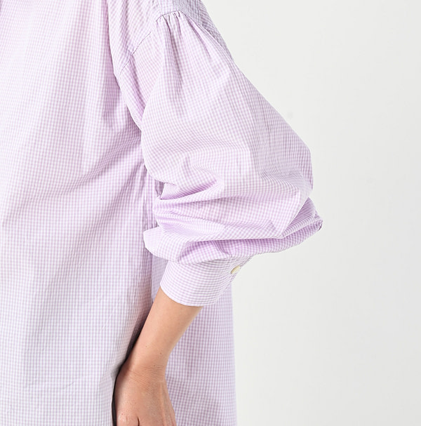 No.180 Miko Long Sleeve Coupé Bow Tie Shirt Detail