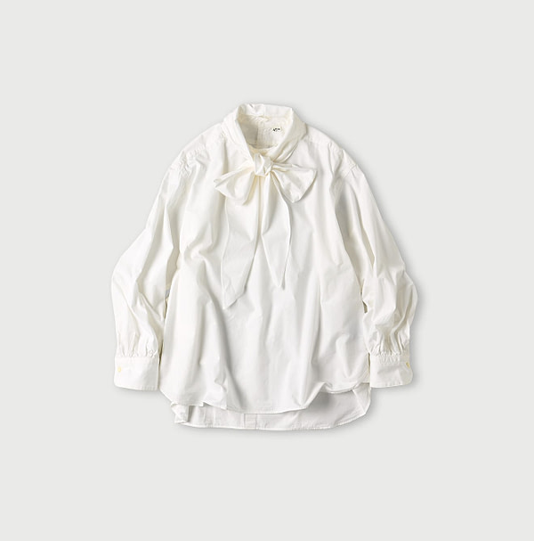 No.180 Miko Ribbon Blouse White