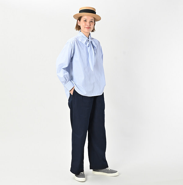 No.180 Miko Ribbon Blouse Female Model