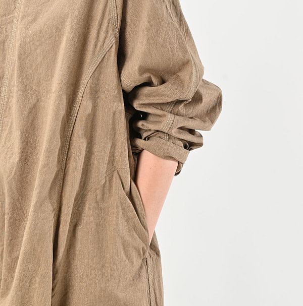 Yorimoku Hira Military Cover All Dress Detail