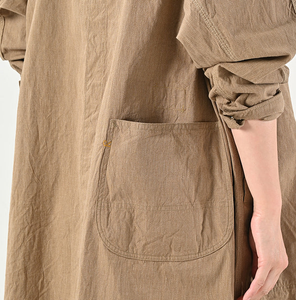 Yorimoku Hira Military Cover All Dress Detail
