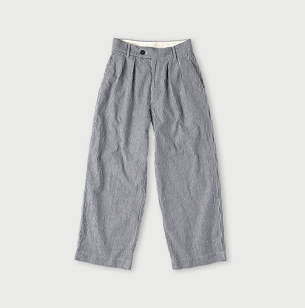 Indigo Cook Serge Charlotte Baggy Indigo Gingham