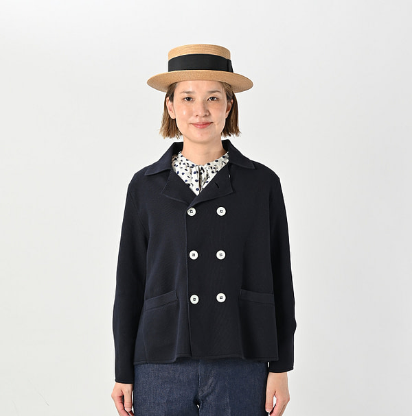Kanoko Knitsew Jacket Female Model