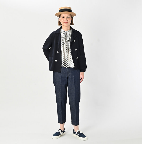 Kanoko Knitsew Jacket Female Model