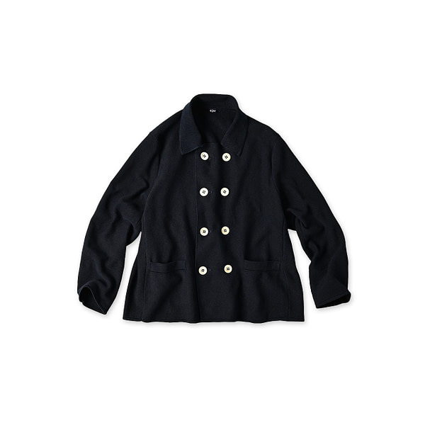 Indigo Kanoko Knitsew Jacket Ai Nando