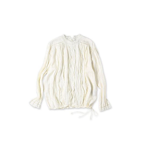 Indian Silk Lace Blouse White