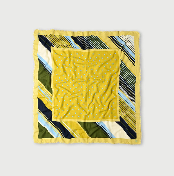 Supima Aya Dot Furoshiki Yellow