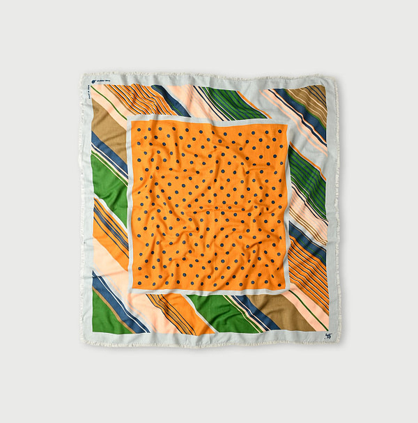 Supima Aya Dot Furoshiki Orange