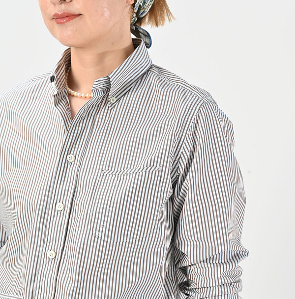 Broadcloth 908 Loafer Button Down Shirt Detail