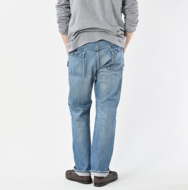 Rye Mugi Denim 908 Bush Pants Distressed Male Model