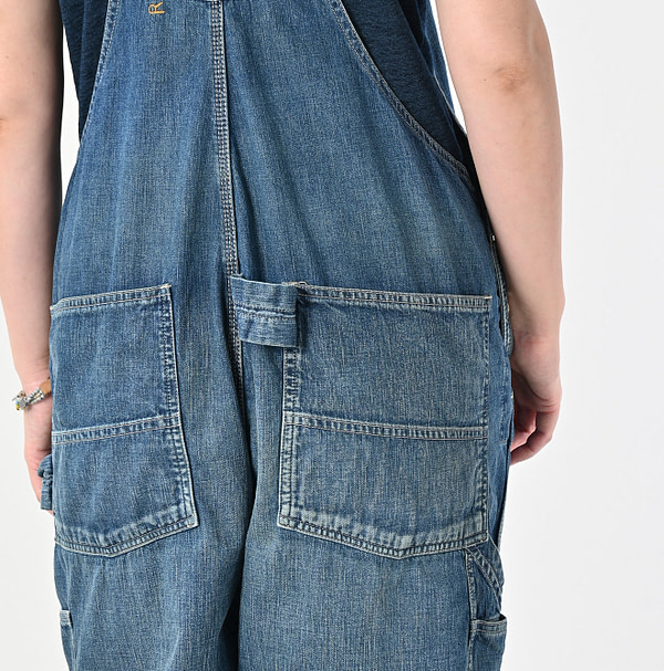 Mugihiko Denim 908 Overall Distressed Detail