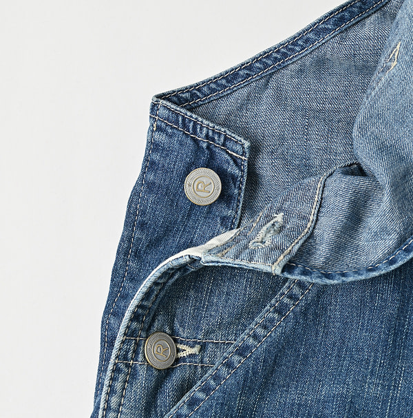 Mugihiko Denim 908 Overall Distressed Detail