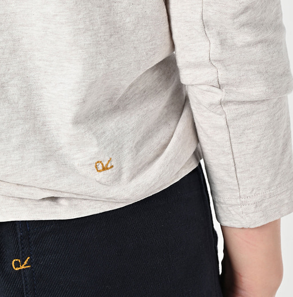 Top Tenjiku 908 45 Star Long Sleeve T-shirt Detail