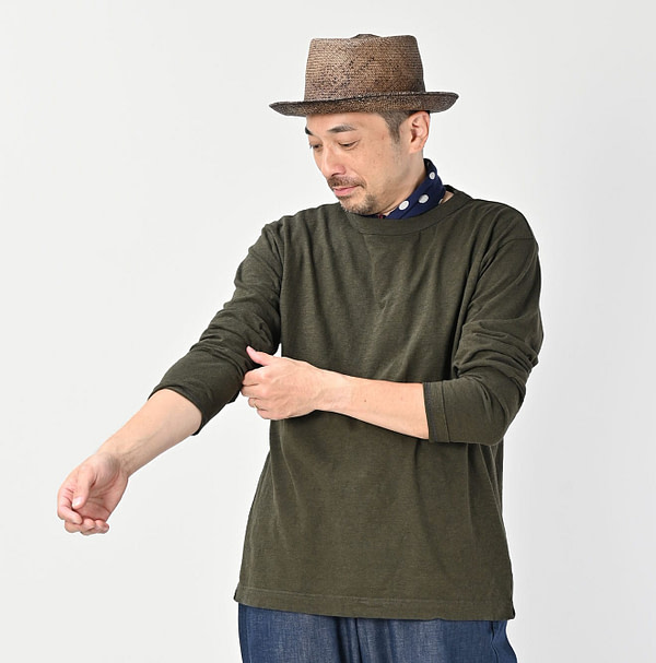 Top Tenjiku 908 45 Star Long Sleeve T-shirt Male Model