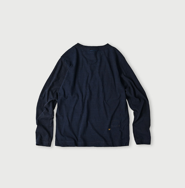 Indigo Tenjiku 908 45 Star Long Sleeve T-shirt Back