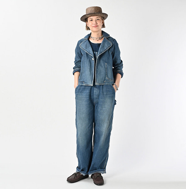 Rye Mugi Denim Lehua Jacket Zyu Female Model
