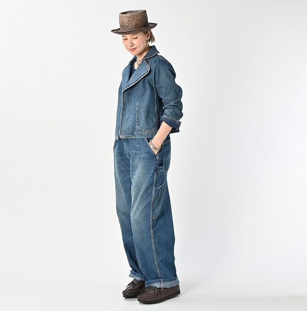 Rye Mugi Denim Lehua Jacket Zyu Female Model