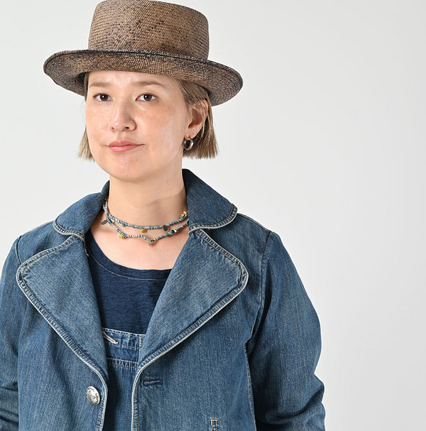 Rye Mugi Denim Lehua Jacket Zyu Female Model