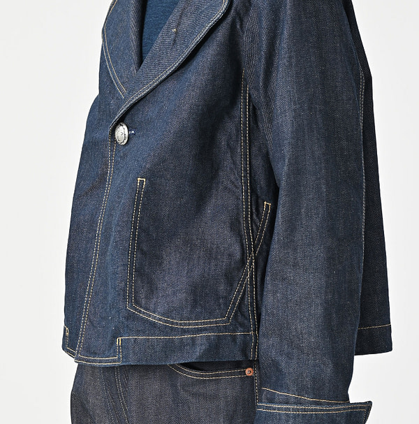 Rye Mugi Denim Lehua Jacket Nou Detail