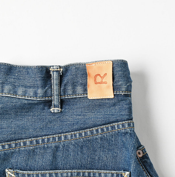 Rye Mugi Denim Crossover Skirt Zyu Detail