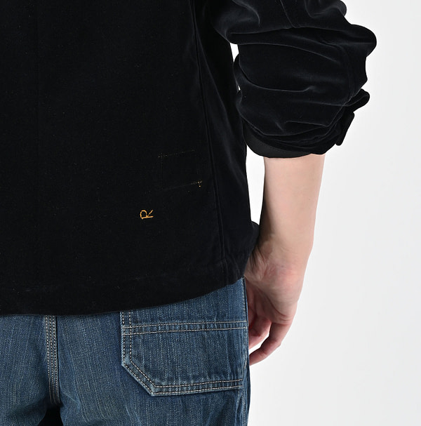 Velvet Double Petite Coverall Detail