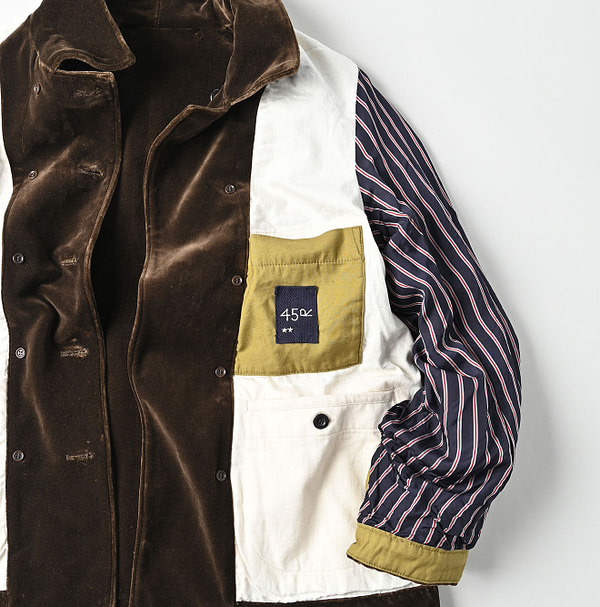 Velvet Double Petite Coverall Detail