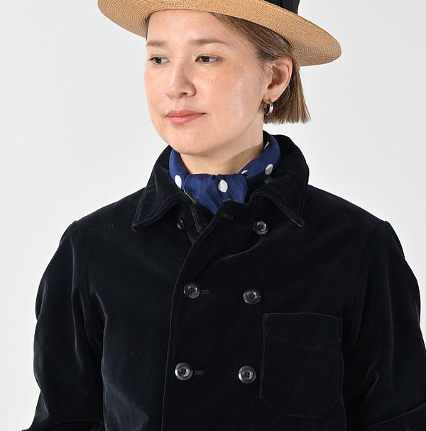 Velvet Double Petite Coverall Detail