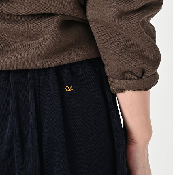 Pin Corduroy Tent Skirt Detail