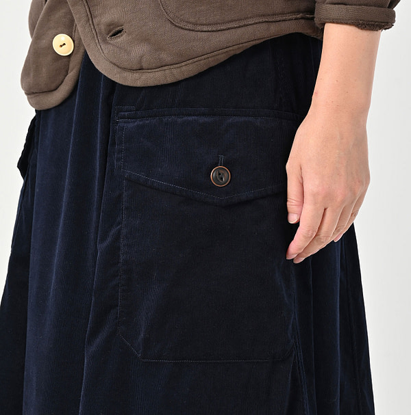 Pin Corduroy Tent Skirt Detail