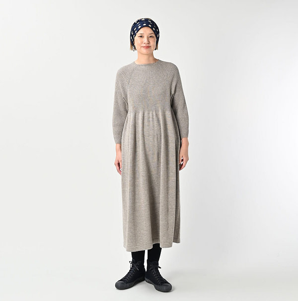 Yaku Merino Dress Female Model