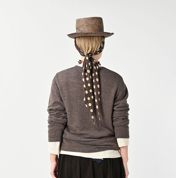 Yaku Merino Henley Female Model