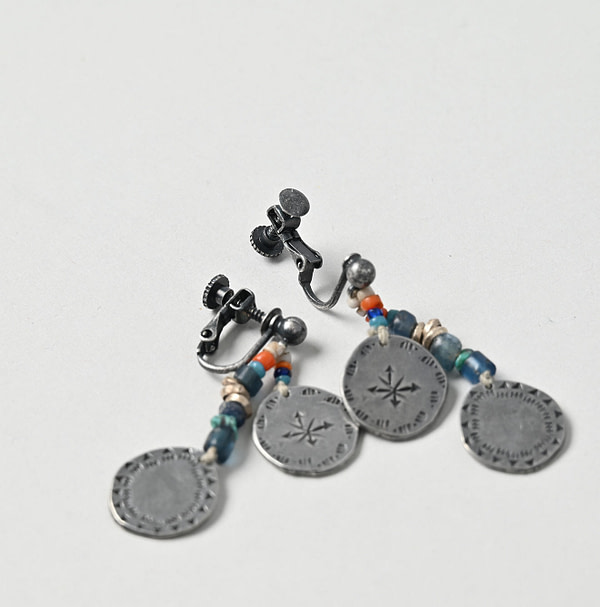 Kurukuru Concho Earrings Detail