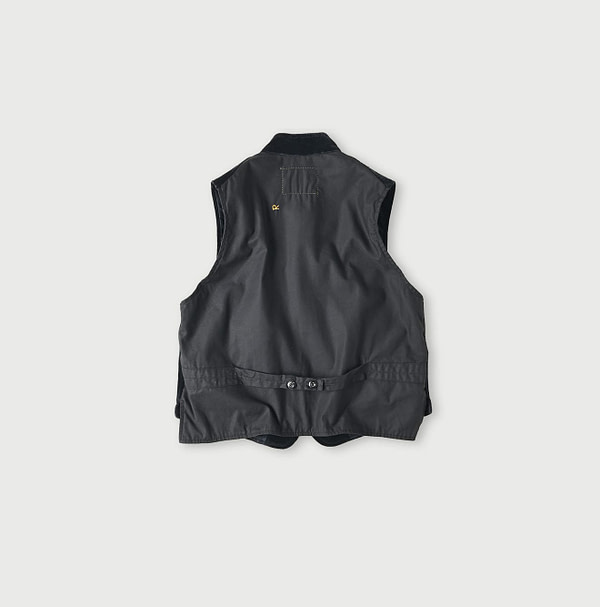 Velvet 908 Stand Collar Vest Back