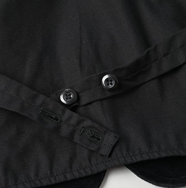 Velvet 908 Stand Collar Vest Detail