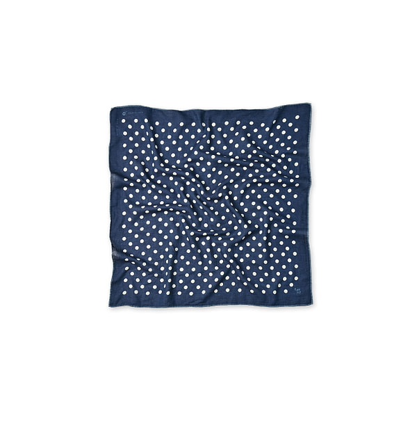 Indigo Supima Aya Polka Dot Big Bandana