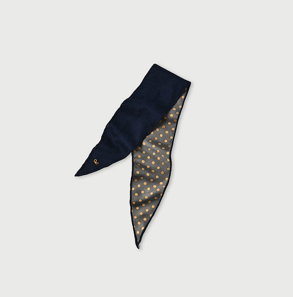 Silk x Super Gauze Hair Band Brown