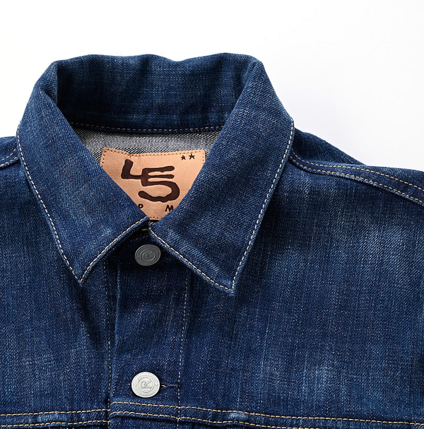 Futatabi 6.5 Ai Denim Sorahikohime Jacket Detail