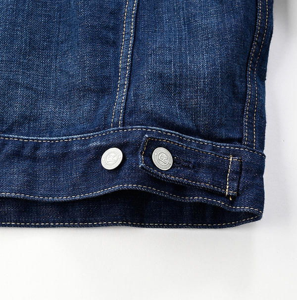 Futatabi 6.5 Ai Denim Sorahikohime Jacket Detail