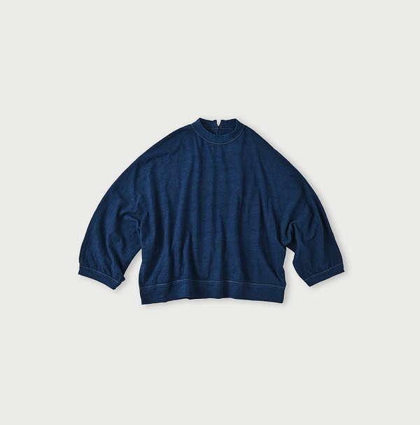 Indigo Dozume Tenjiku Dolman T-shirt Biaude Nou