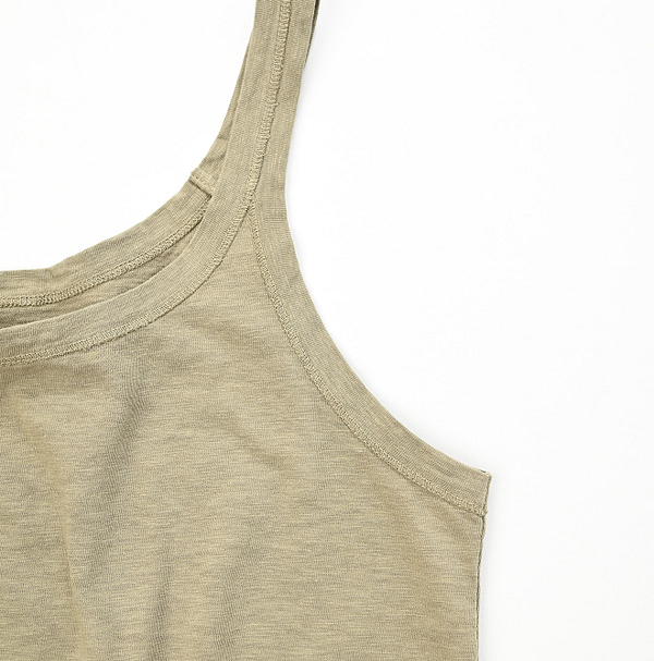 Dozume Tenjiku Cotton Camisole Detail