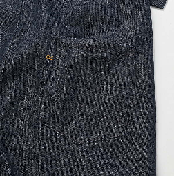 Raimugi Denim 908 Overall Nou Detail