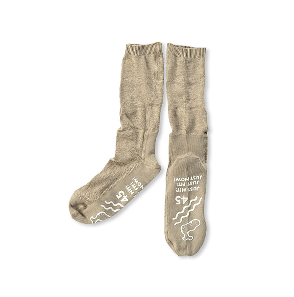 Super Gauze Knitsew Socks Beige