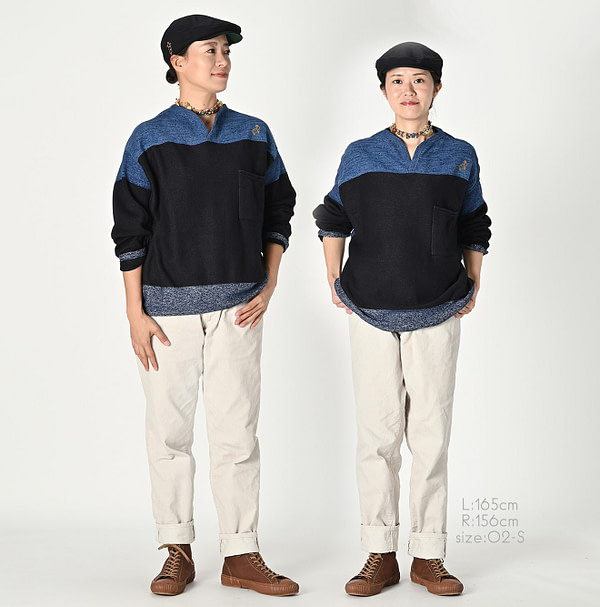 Indigo Yama Basque Outer T-shirt