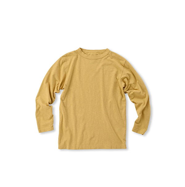 Dozume Tenjiku Cotton 908 45 Star Long Sleeve T-shirt Yellow