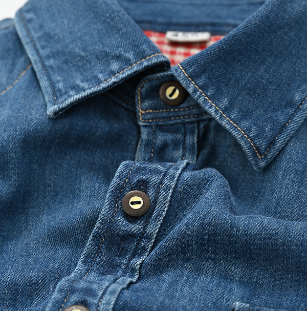 Shirt Denim Eastern Dress Shou Detail