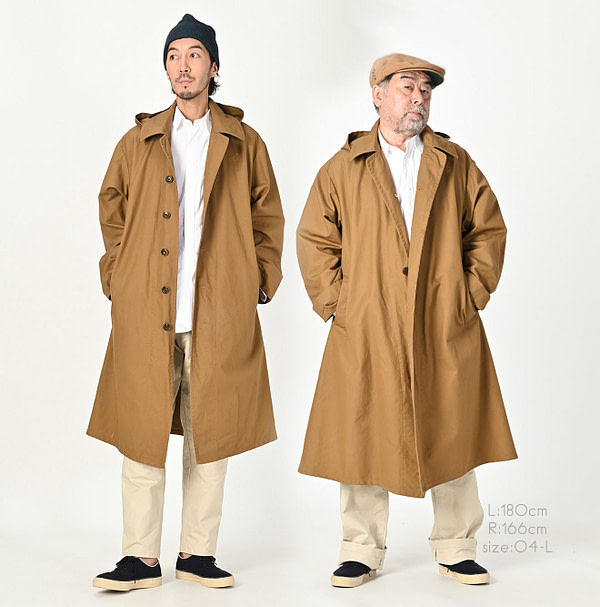 High Density Duck 908 Tent Coat Male Models