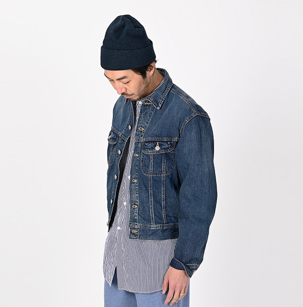 Raimugi Cotton Denim 908 Yama Hikohime Jan Distressed Male Model