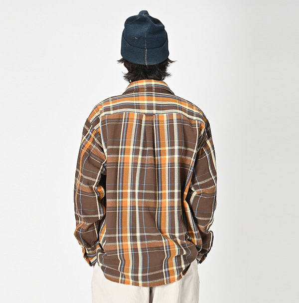 Indian ZAKKURI Flannel 908 Over Shirt Male Model